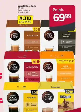 Fleggaard NESCAFÉ Dolce gusto erbjuda