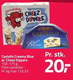 Fleggaard Castello creamy blue el. cheez dippers erbjuda