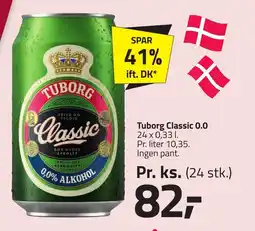 Fleggaard TUBORG Classic 0.0 erbjuda