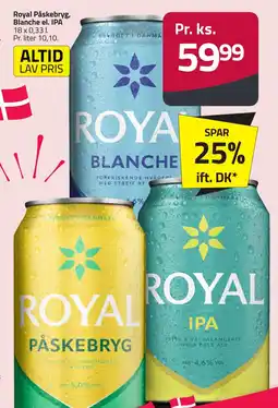 Fleggaard Royal påskebryg, blanche el. ipa erbjuda