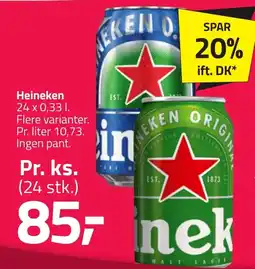Fleggaard Heineken erbjuda
