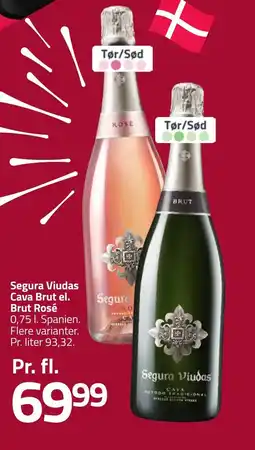 Fleggaard SEGURA VIUDAS Cava brut el. brut rosé erbjuda