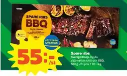 Stora Coop Spare ribs erbjuda