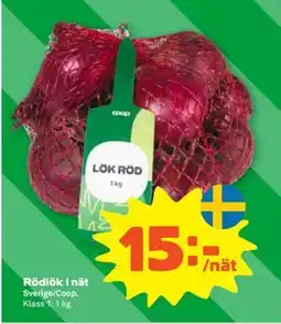 Stora Coop Rödlök i nät erbjuda