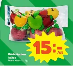 Stora Coop Röda äpplen i påse erbjuda