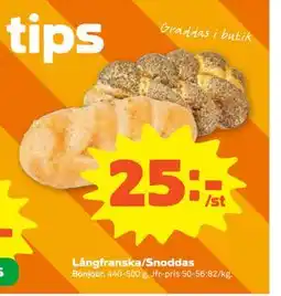 Stora Coop Långfranska/Snoddas erbjuda
