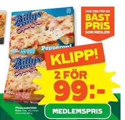 Stora Coop Pizza supersize, Medlemspris erbjuda