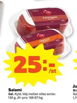 Stora Coop Salami erbjuda
