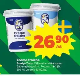 Stora Coop Crème fraiche erbjuda