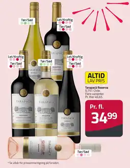 Fleggaard TARAPACÁ Reserva erbjuda