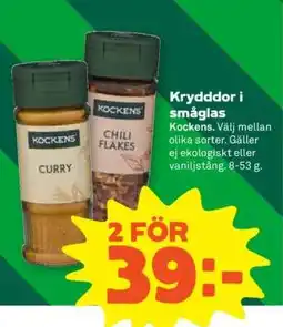 Stora Coop Kryddor i småglas erbjuda