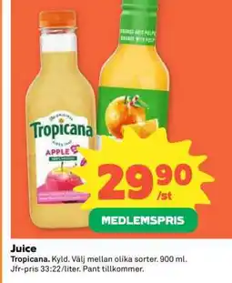 Coop JUICE erbjuda