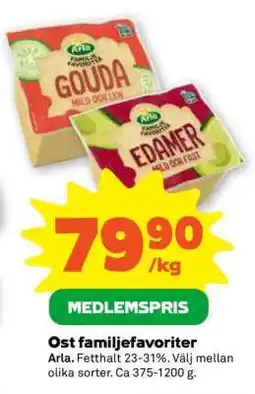 Stora Coop Ost Familjefavoriter erbjuda