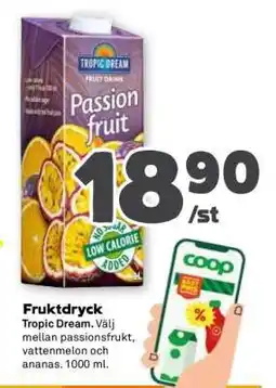 Stora Coop Fruktdryck Tropic Dream erbjuda
