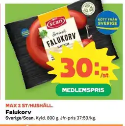 Coop Falukorv erbjuda
