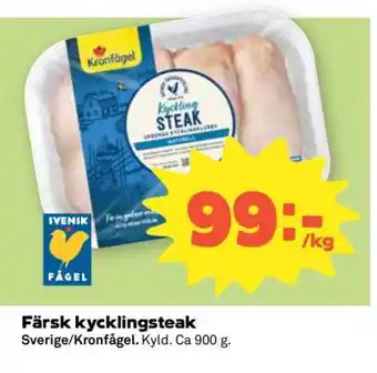 Färsk kycklingsteak