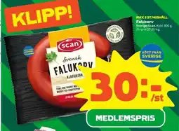 Stora Coop Falukorv erbjuda