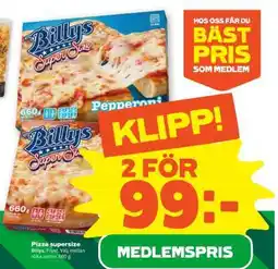 Stora Coop Pizza supersize erbjuda
