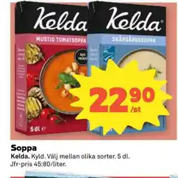 Coop Kelda soppa erbjuda
