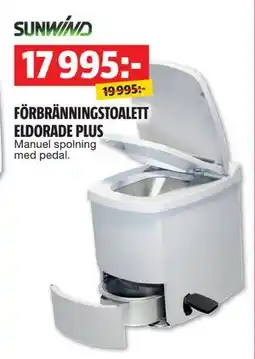 Bauhaus FÖRBRÄNNINGSTOALETT ELDORADE PLUS erbjuda