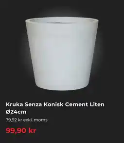 Granngården Kruka senza konisk cement liten erbjuda