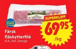 Nya Pulsen ICA Färsk fläskytterfilé erbjuda