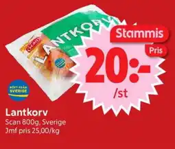 Nya Pulsen SCAN Lantkorv erbjuda