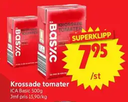 Nya Pulsen ICA Krossade tomater erbjuda