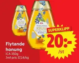 Nya Pulsen ICA Flytande honung erbjuda