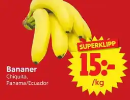 Nya Pulsen Bananer erbjuda