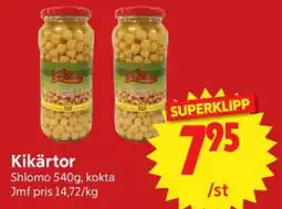 Nya Pulsen SHLOMO Kikärtor erbjuda