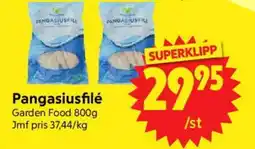 Nya Pulsen GARDEN FOOD Pangasiusfilé erbjuda