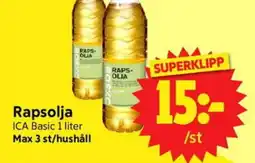 Nya Pulsen ICA Rapsolja erbjuda