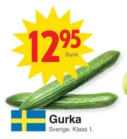 Matöppet Gurka erbjuda