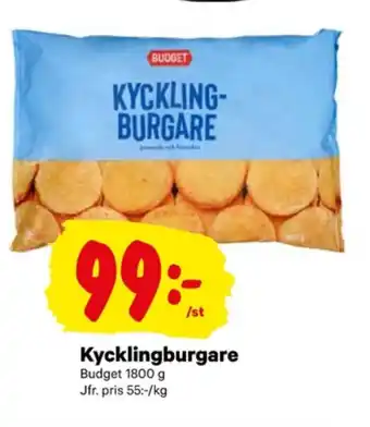 Budget Kycklingburgare