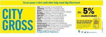 City Gross City Gross Procent erbjuda