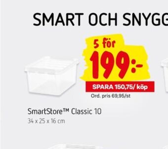 City Gross SmartStore Förvaringsboxar erbjuda