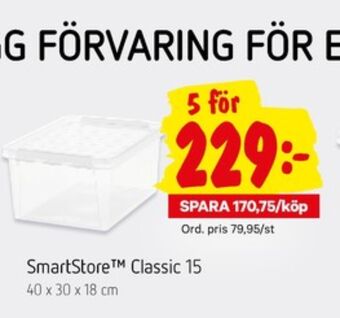 City Gross SmartStore Förvaringsboxar erbjuda