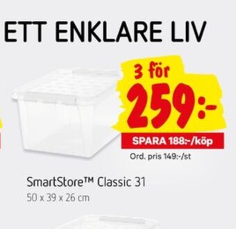 City Gross SmartStore Förvaringsboxar erbjuda