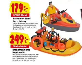 City Gross Fireman Sam Leksaker erbjuda