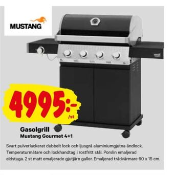 City Gross Mustang Gasolgrill erbjuda