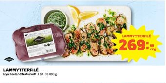 Coop Naturkött Lammytterfilé erbjuda