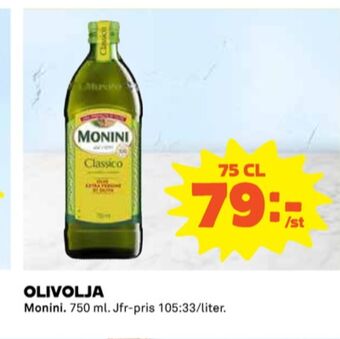 Coop Monini Olivolja erbjuda