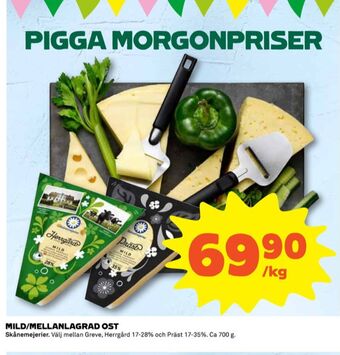 Coop Skånemejerier Prästost erbjuda