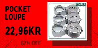 AliExpress Pocket loupe erbjuda
