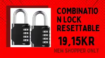 Combinatio n lock resettable
