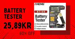 AliExpress Battery tester erbjuda
