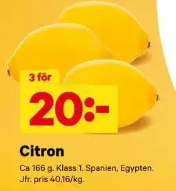 City Gross Citron erbjuda