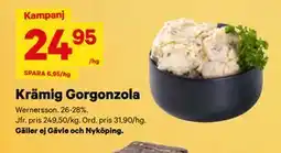 City Gross Krämig Gorgonzola erbjuda