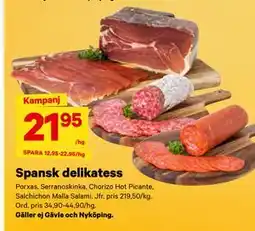 City Gross Spansk delikatess erbjuda